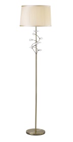 IL31224  Willow Crystal 164cm Floor Lamp 1 Light